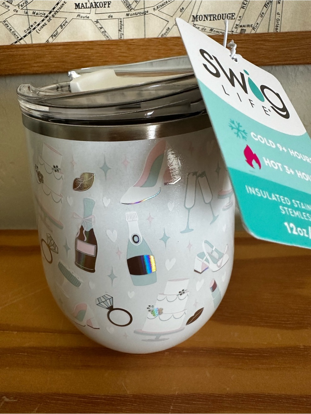 SWIG Life Bride To Be Bridal Stemless Wine Tumbler 12 oz NWT